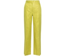 tailored linen trousers