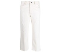 Cropped-Jeans in Distressed-Optik