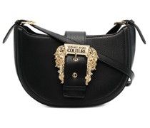 Schultertasche mit Logo-Schnalle