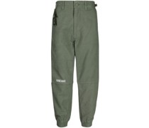 Tapered-Hose mit Logo-Print