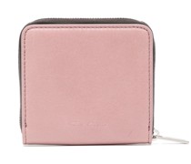 leather zip-up wallet