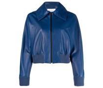 Bomberjacke aus Leder
