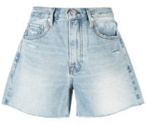 Jeans-Shorts mit weitem Bein