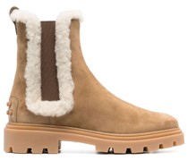 Chelsea-Boots mit Shearling