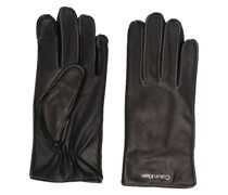 stitched leather gloves