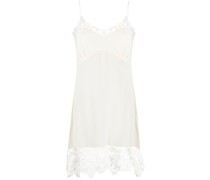 Camisole-Kleid mit Spitzenbesatz