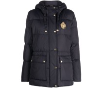 Daunenjacke mit Logo-Patch