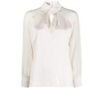 Bluse mit Stehkragen