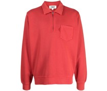 Sugden Sweatshirt mit Reißverschluss