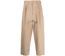 Cropped-Hose mit Logo-Patch