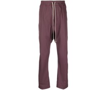 drop-crotch organic cotton track pants
