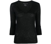 T-Shirt mit V-Ausschnitt