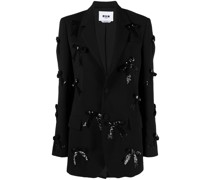 Blazer mit Pailletten