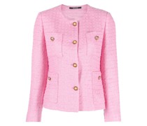 Geknöpfte Tweed-Jacke