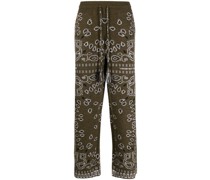 Hose mit Bandana-Jacquardmuster