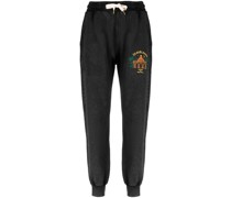 Jogginghose mit Logo-Stickerei