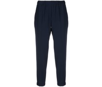 Cropped-Hose mit hohem Bund