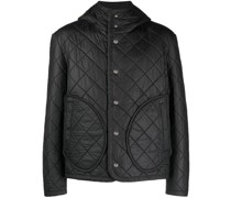 Kapuzenjacke mit Rautensteppung
