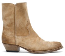 Cowboystiefel aus Wildleder