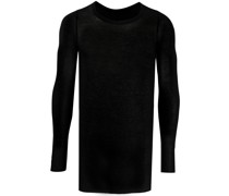 T-Shirt mit langem Schnitt