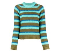 Gestreifter Strickpullover