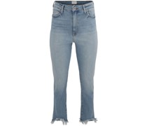 Hoch geschnittene Cropped-Jeans
