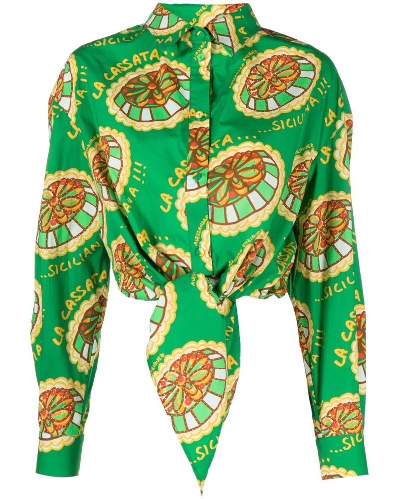 Alessandro Enriquez Damen Hemd mit Print