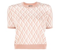 Top aus Monogramm-Jacquard