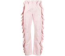 Tapered-Hose mit Rüschen