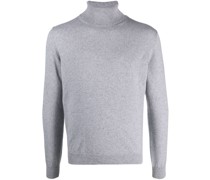 Fein gestrickter Rollkragenpullover
