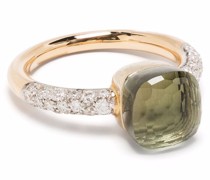 18kt Nudo Rot- und Weißgoldring