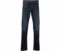 Halbhohe Straight-Leg-Jeans