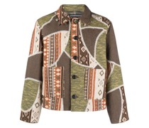 Jacke im Patchwork-Look