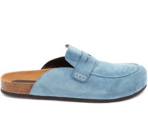suede loafer mules