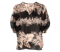 Bluse mit Blumenmuster