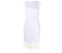 Midikleid mit Federn