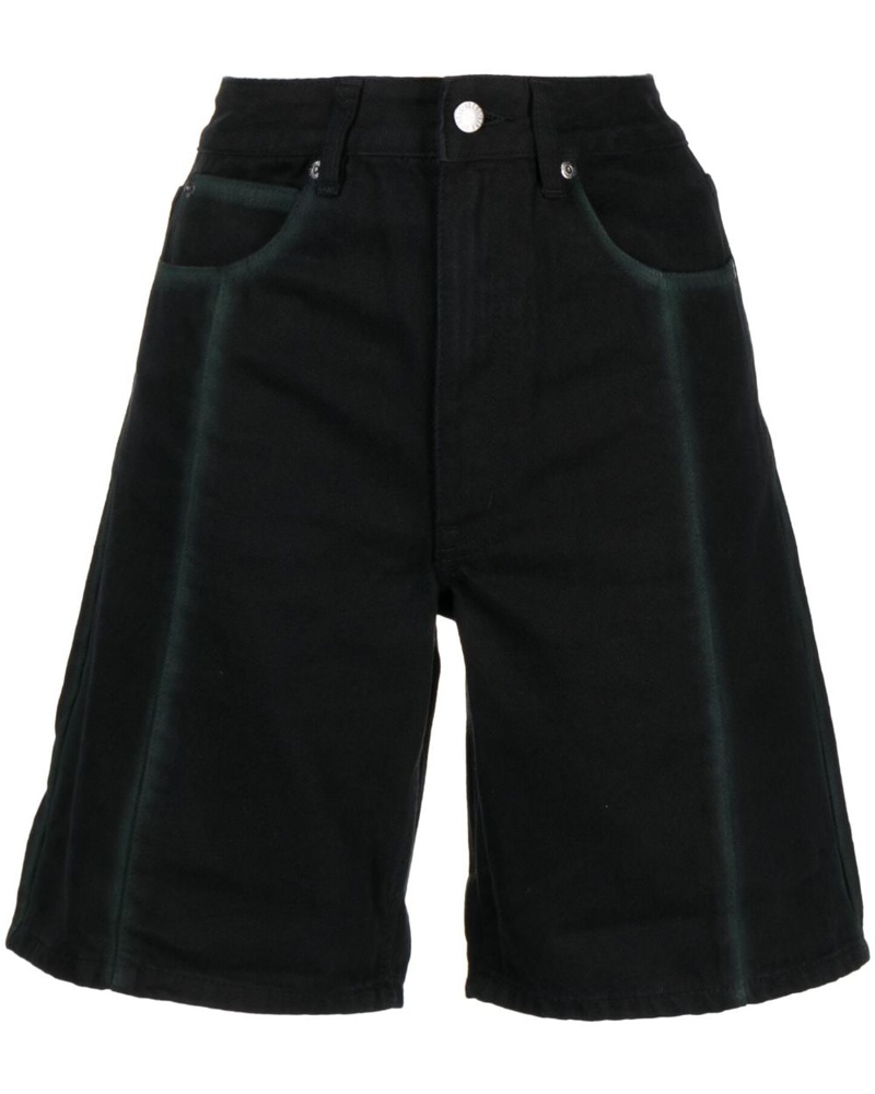 Izzue Damen Jeans-Shorts mit Logo-Patch