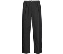 Straight-Leg-Hose mit Falten