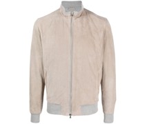 Bomberjacke aus Wildleder