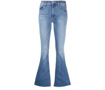 Ausgestellte Cropped-Jeans