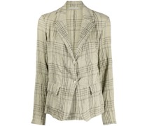 Karierte Jacke