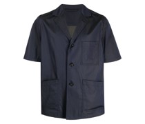 camp-collar short-sleeve shirt