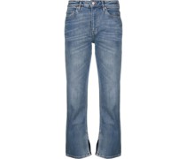 Schmale Cropped-Jeans