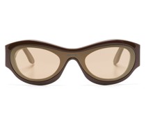 Sonnenbrille mit rundem Gestell