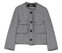 striped tweed jacket