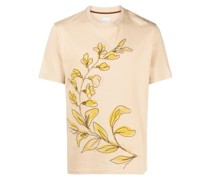 T-Shirt mit Blumenstickerei