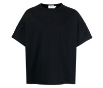 T-Shirt mit Logo-Stickerei