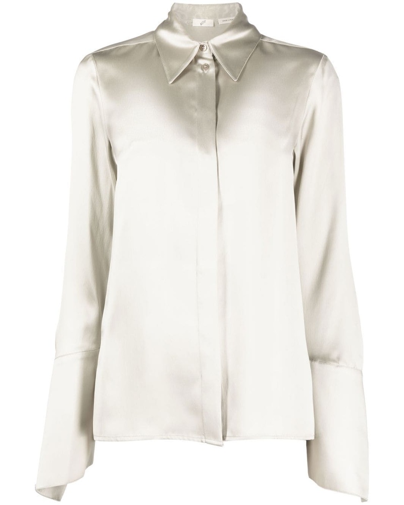 BITE Studios Damen Bluse mit spitzem Kragen