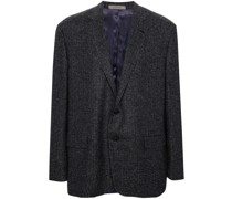 notched-lapels single-breasted blazer