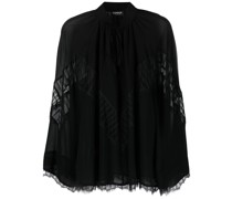 Bluse in Netzoptik